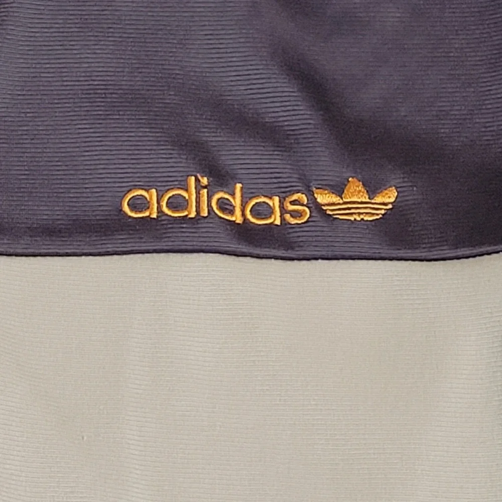 Vintage Adidas Originals Track Jacket Mens XS Brown Colorblock Trefoil‎ Y2K 2005